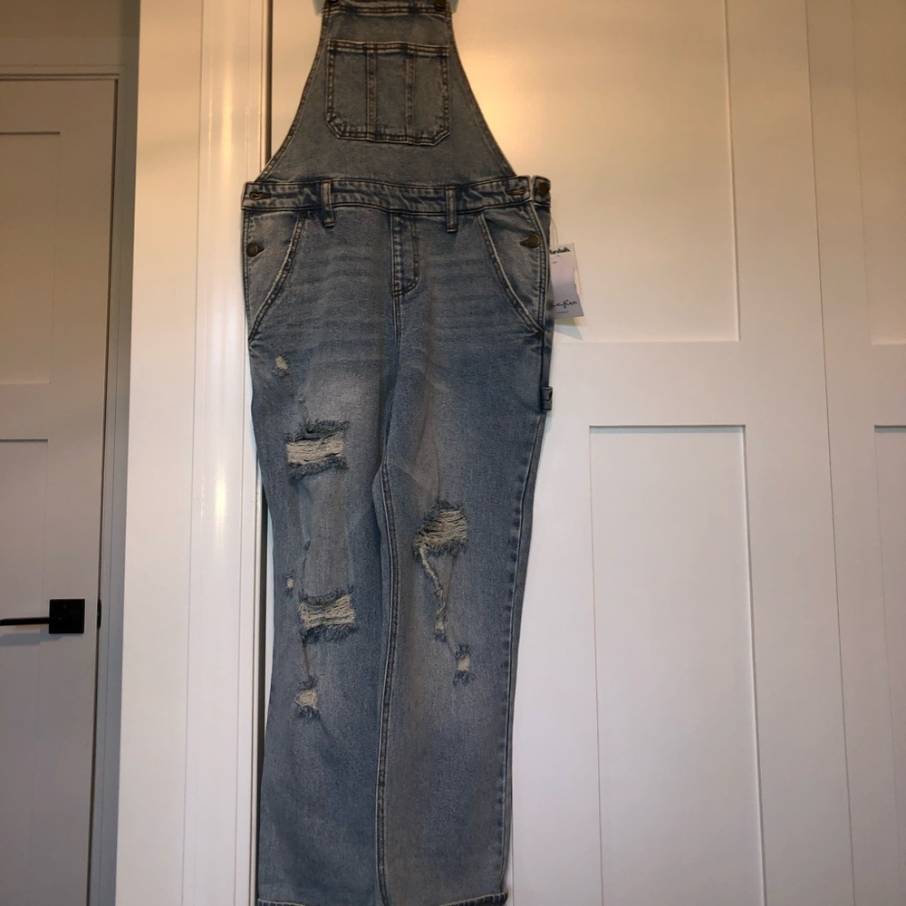 Denim overalls